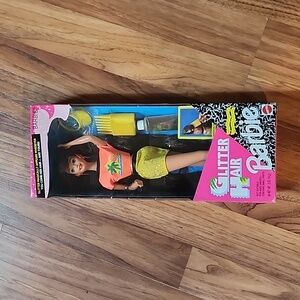 Mattel Glitter Hair Barbie NIB 10966
